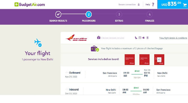 Google Booking Options
