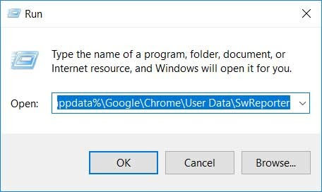 %localappdata%\Google\Chrome\user data\SwReporter