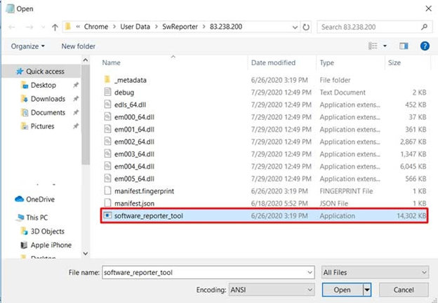 Select-software_reporter_tool