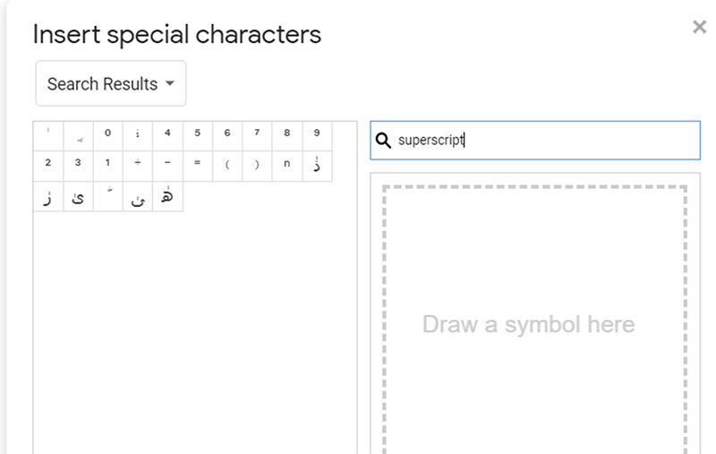 superscript-text